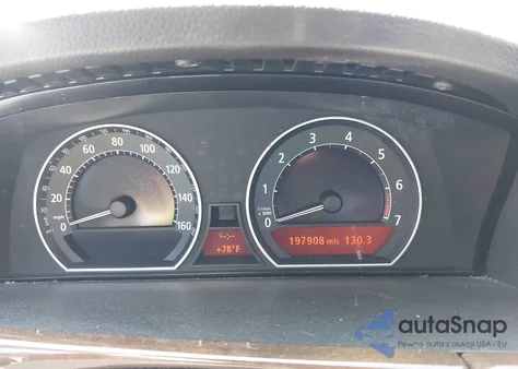 2008 BMW 750Li z USA, uszkodzony, nr VIN WBAHN83518DT83409